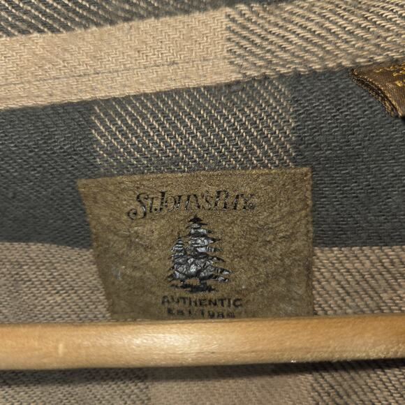 St Johns Bay Shacket Shirt Mens XXLT Flannel Button Up Workwear Heavyweight - Picture 7 of 12